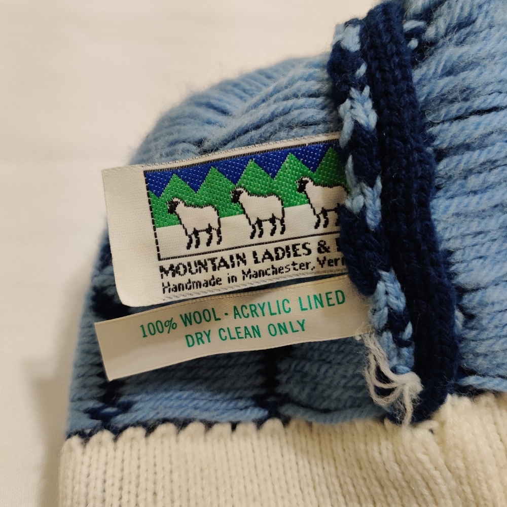 Mountain Ladies & Ewe Wool Handmade Beanie - Picture 4 of 6